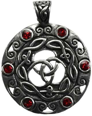 Celtic Knot w/ Stones - Click Image to Close