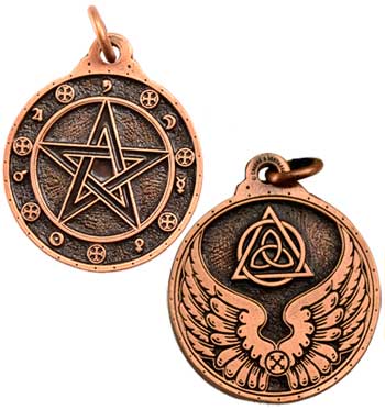 Pentagram silver color - Click Image to Close