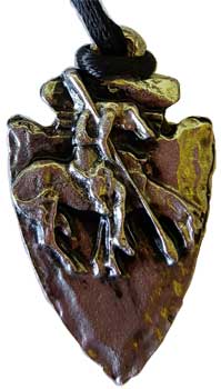 Spirit Rider Arrowhead amulet - Click Image to Close