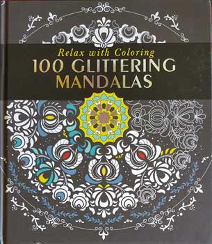 100 Glittering Mandalas coloring book