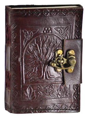 Tree of Life leather w/ latch - Click Image to Close