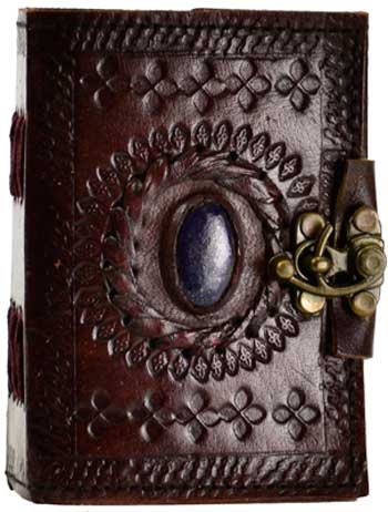 Stone Eye leather w/ latch - Click Image to Close