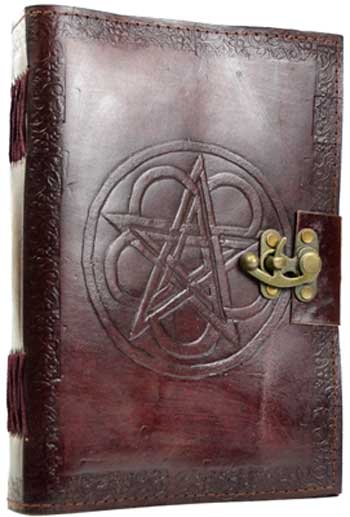 Pentagram leather w/ latch