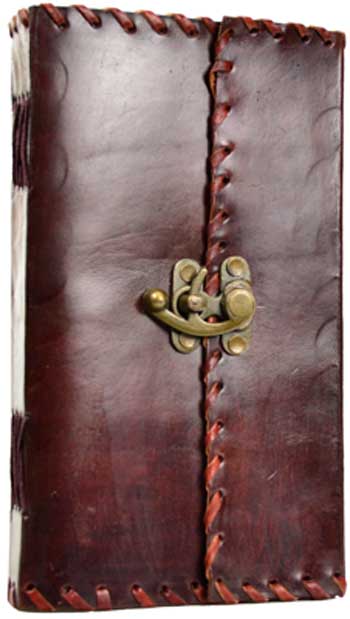 1842 Poetry leather w/ latch