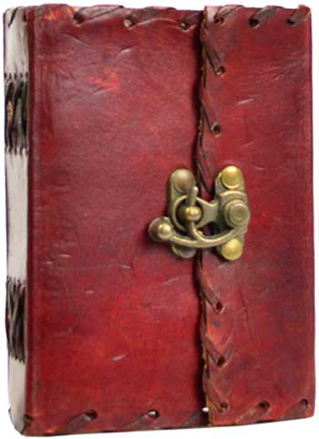 1842 Poetry leather w/ latch