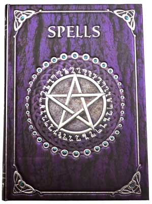 Spell Book purple journal - Click Image to Close