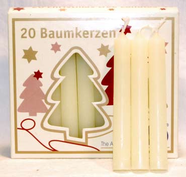 Ivory Chime Candle 20pk - Click Image to Close
