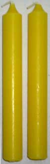 Yellow Chime Candle 20pk - Click Image to Close