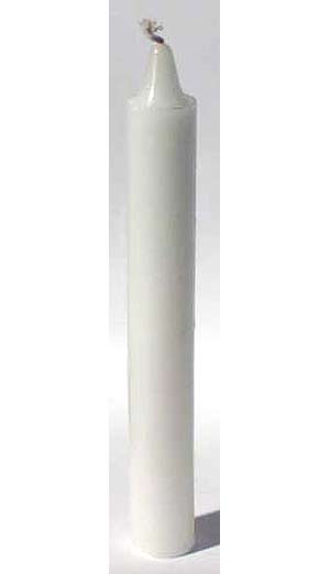 White 6" taper - Click Image to Close