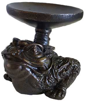 Money Frog candle holder - Click Image to Close