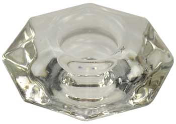 clear glass candle holder - Click Image to Close