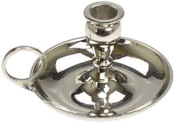 Nickel chime candle holder - Click Image to Close