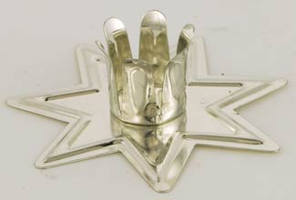 Silver Fairy Star Chime holder - Click Image to Close