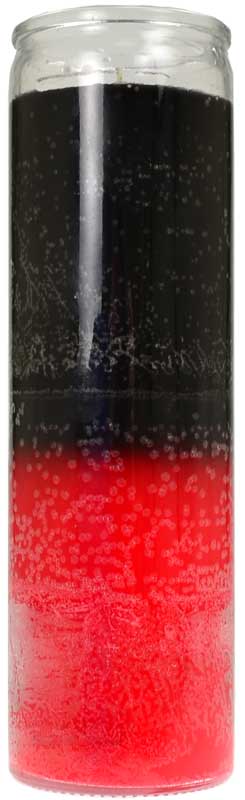 2 Color Black/Red 7 day jar - Click Image to Close