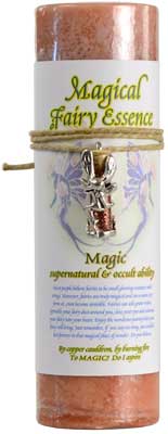 Magic Pillar Candle with Fairy Dust