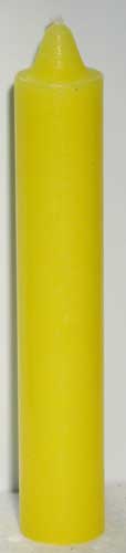 9" Yellow pillar