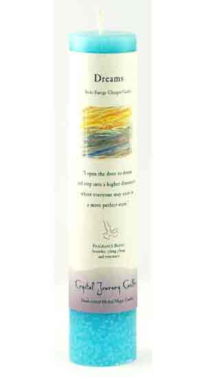 Dreams Reiki Charged Pillar candle - Click Image to Close