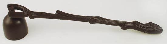 Antiqued Branch snuffer - Click Image to Close