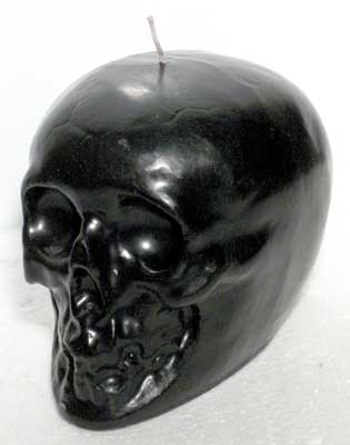 Skull Black 3.5" - Click Image to Close