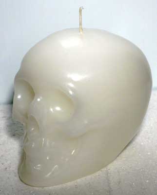 Skull White 3.5" - Click Image to Close
