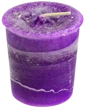 Crown Chakra votive - Click Image to Close