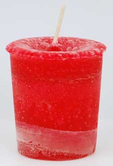 Seduction Herbal votive - red pink - Click Image to Close