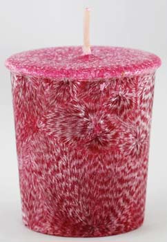 Dragon's Blood Palm votive(dark red) - Click Image to Close