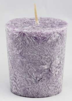 Lavender Palm votive(purple) - Click Image to Close