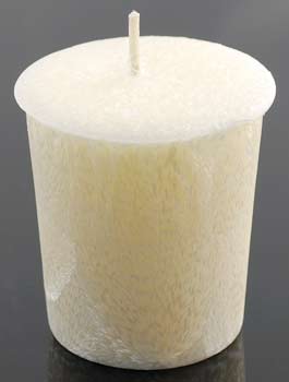 Nag Champa Palm votive(cream) - Click Image to Close