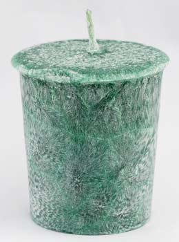 Patchouli Palm votive(green) - Click Image to Close