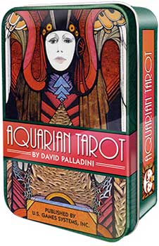 Aquarian tarot tin by Palladini, David - Click Image to Close