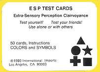 ESP Test Cards deck - Click Image to Close