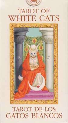 Tarot of White Cats Mini deck - Click Image to Close