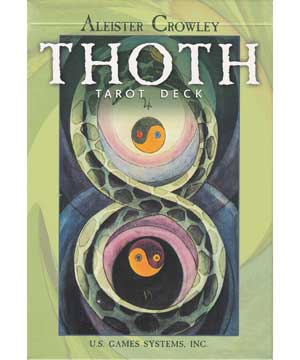 Thoth tarot (regular green) deck - Click Image to Close