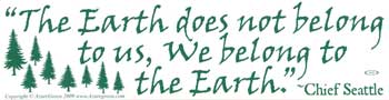 The Earth Does Not Belong