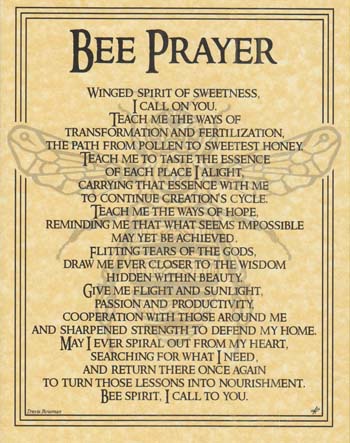 Bee Prayer - Click Image to Close