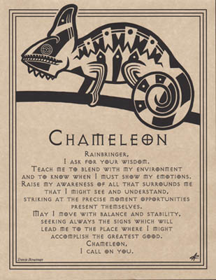 Chameleon Prayer - Click Image to Close