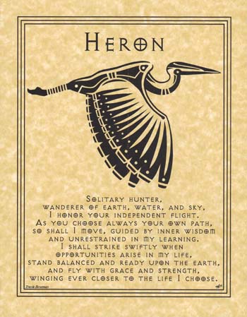 Heron Prayer - Click Image to Close