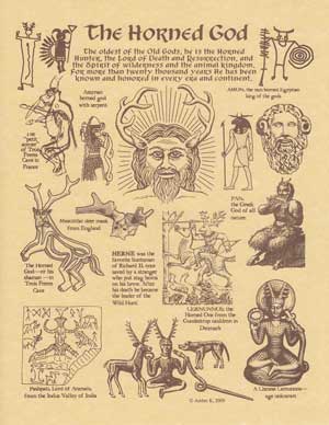 Horned God poster - Click Image to Close