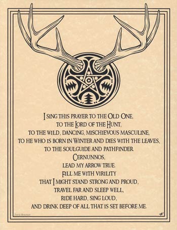 Horned God poster - Click Image to Close