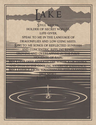 Lake Prayer - Click Image to Close