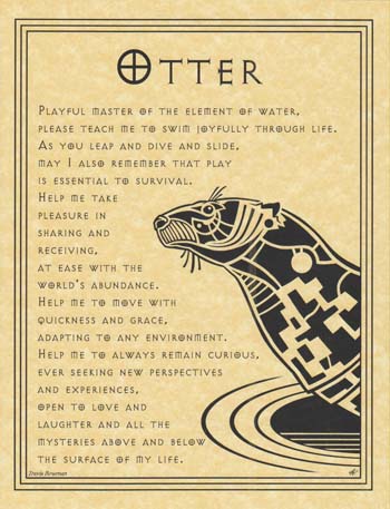 Otter Prayer - Click Image to Close