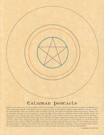 Talisman Pentacle poster - Click Image to Close