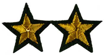Starry Pentagram iron-on patch 3"