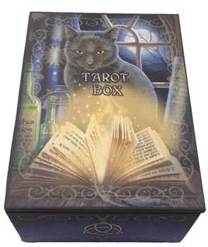 5 1/2" x 4" Bewitched tarot box - Click Image to Close