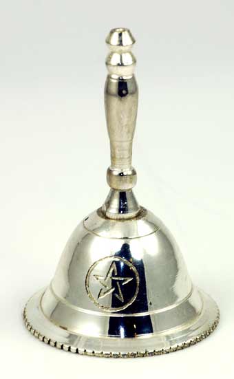 Pentagram Altar Bell - Click Image to Close