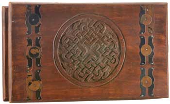 Celtic Knot Wooden Chest - Click Image to Close