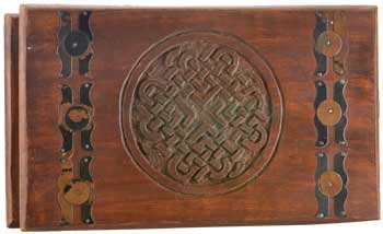 Celtic Knot Wooden Chest