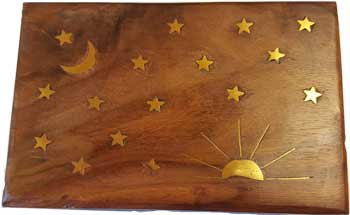 4" x 6" Stars & Moon Box - Click Image to Close