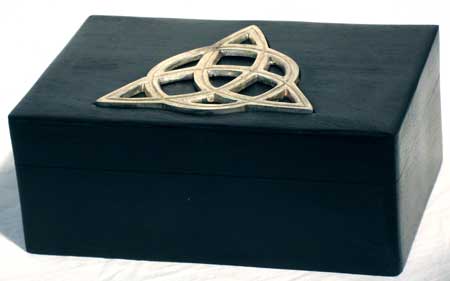 Handcrafted Box with Floral Design - Click Image to Close